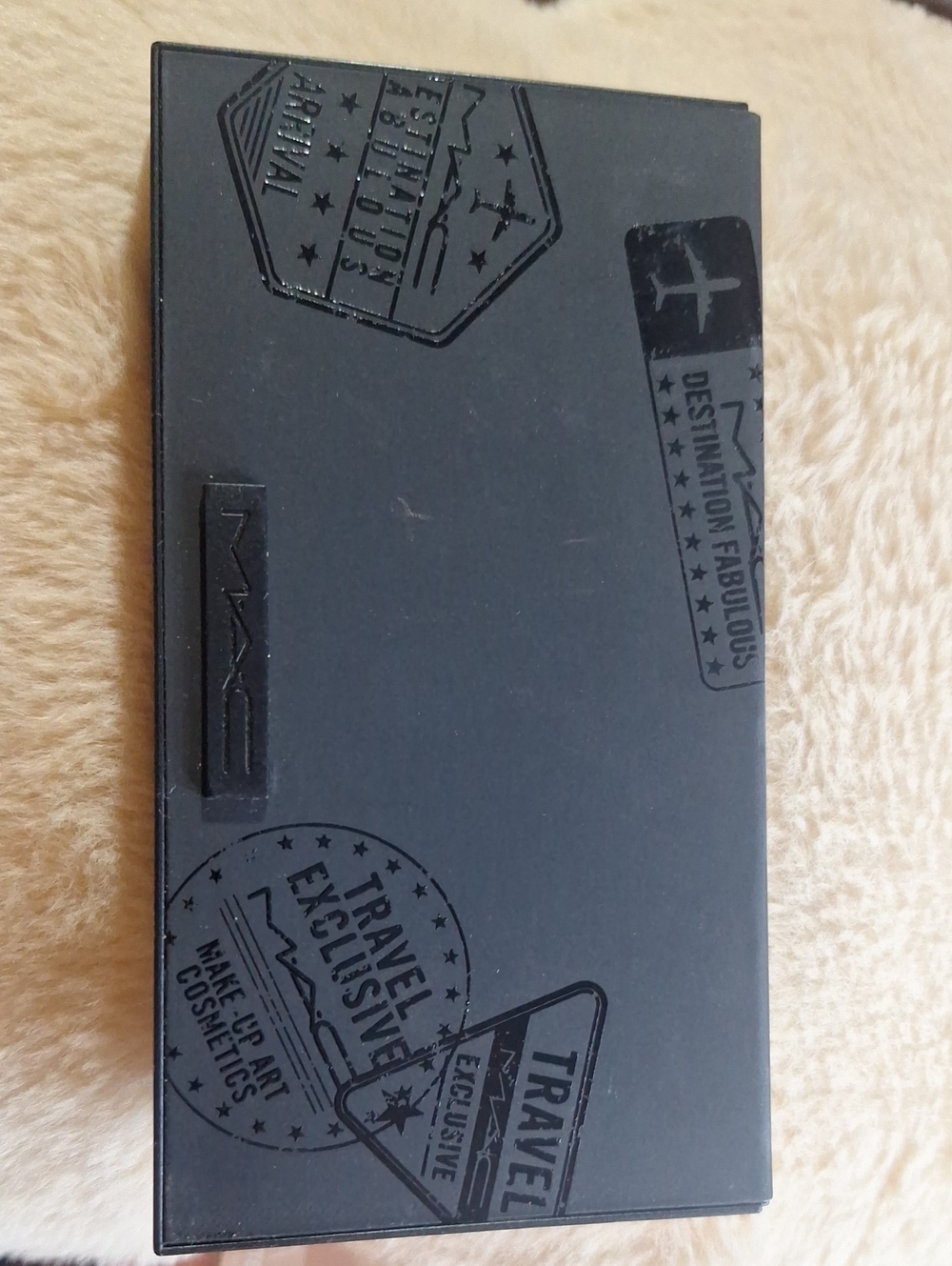 MAC Cosmetics Black Travel Eyeshadow Palette Case. NEVER USED... NEW, NO BOX!